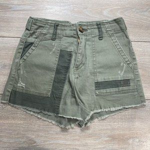 Gilded Intent High Rise Shorts Womens Size 27 Distress